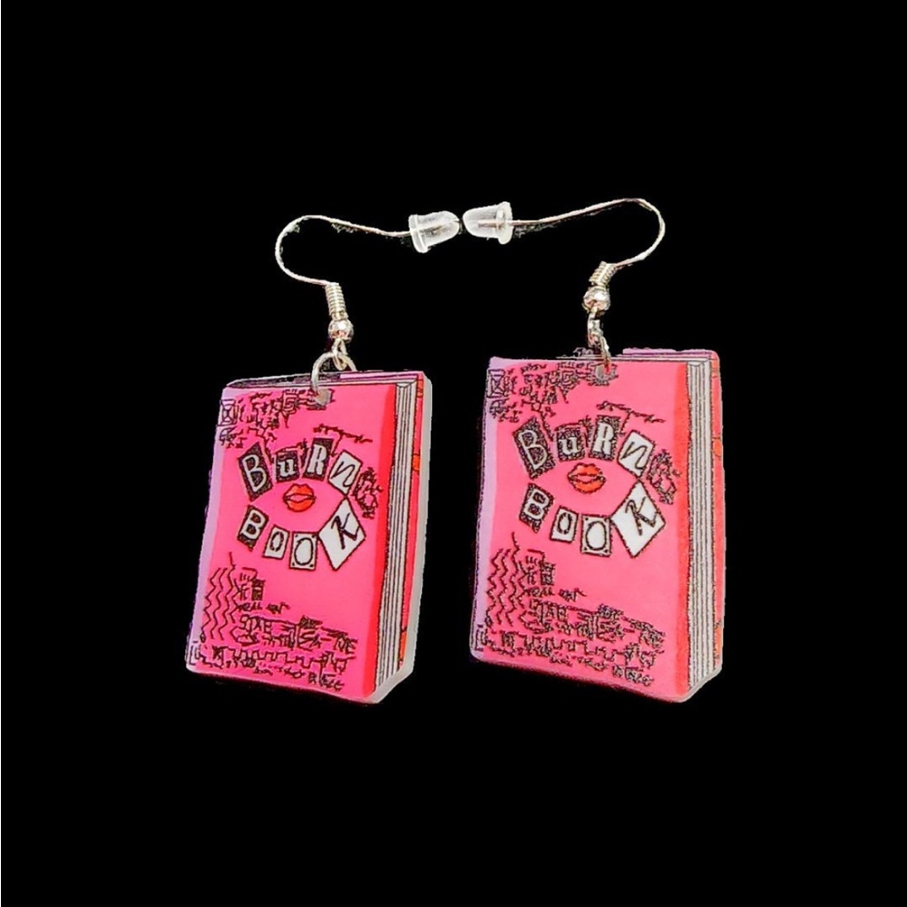 🎁Mean Girls Burn Book Earrings